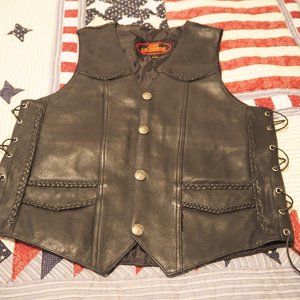 Hot leathers Biker Vest Large